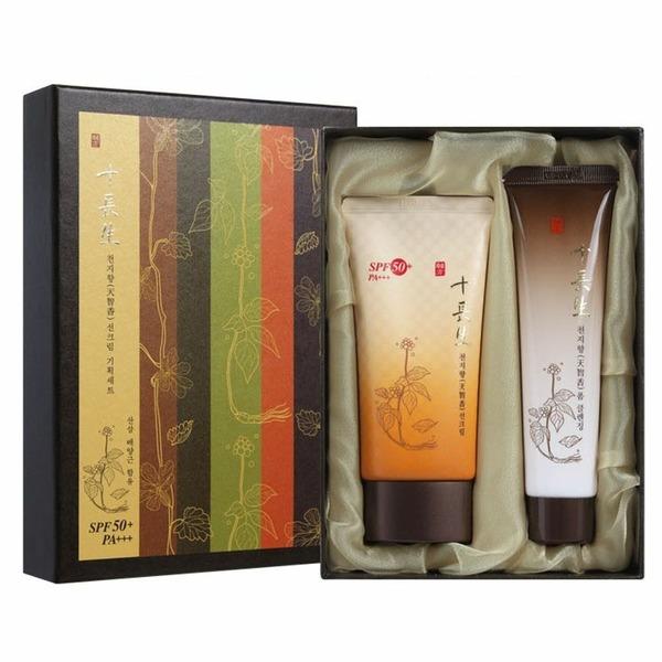Sipjangseng Солнцезащитный набор Cheonjihyang Sunscreen SPF 50 PA+++ (W61F848)