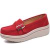 Женская обувь на плоской подошве, женские кроссовки на платформе без шнуровки на плоской подошве, женские замшевые женские теннисные лоферы, мокасины, повседневная обувь