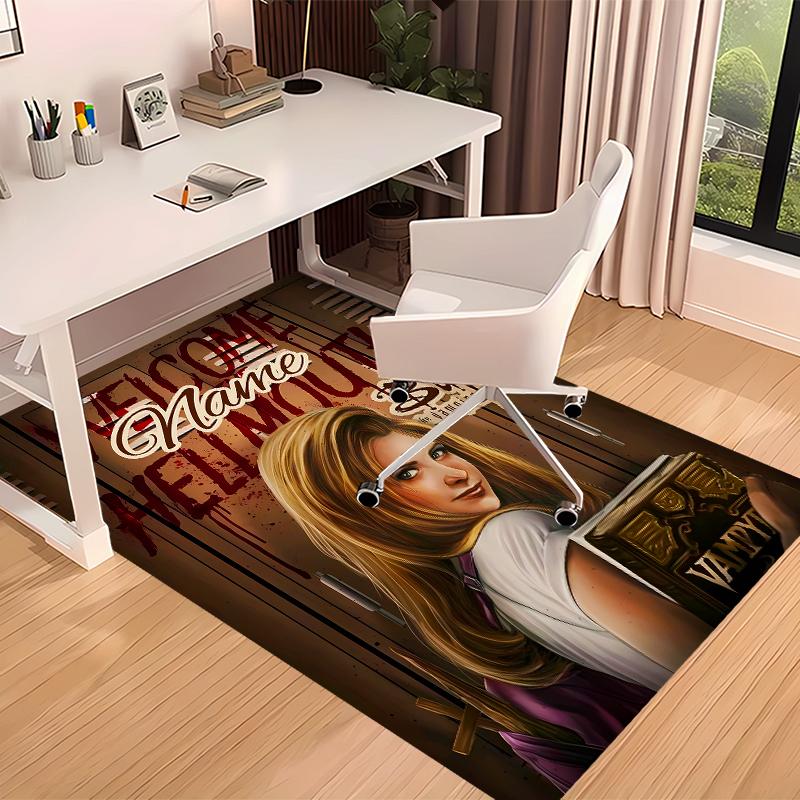 Custom personalization Buffy the Vampire Slayer Print Area Rug - Soft, Washable Non-Slip Indoor Mat,Living Room,Home&Office Decorative Rug