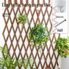 Садовая решетка для забора из обработанной древесины для украшения сада, двора или балкона