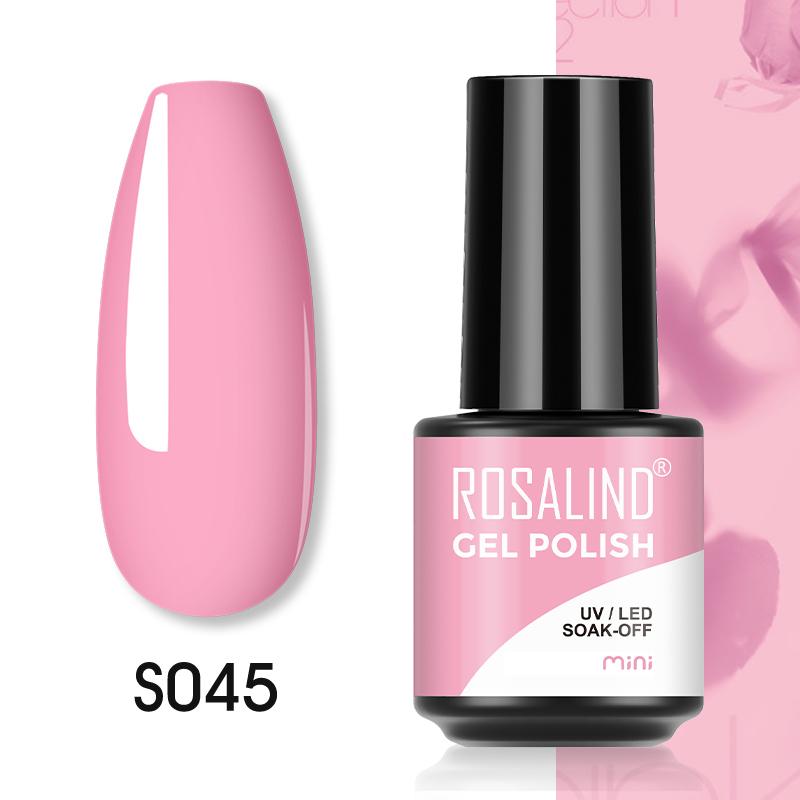Гель-лак для ногтей ROSALIND, замачиваемый УФ-светодиодный гель-лак, полуперманентный гель-лак для ногтей для дизайна ногтей