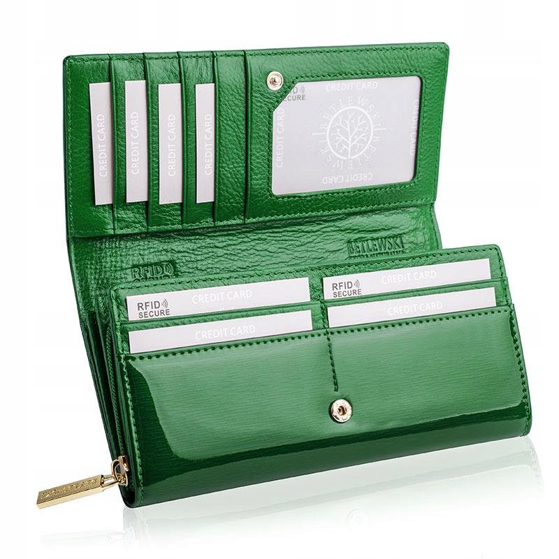 ZBPD-BS-106 GREEN ROYAL Women' Wallet +CERTIFICATE