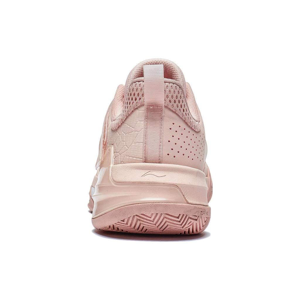 Li Ning Liren3 TEAM Износостойкие Дышащие Низкие Баскетбольные Кроссовки Мужские Персиково-Оранжевые Розовые ABAS095-9