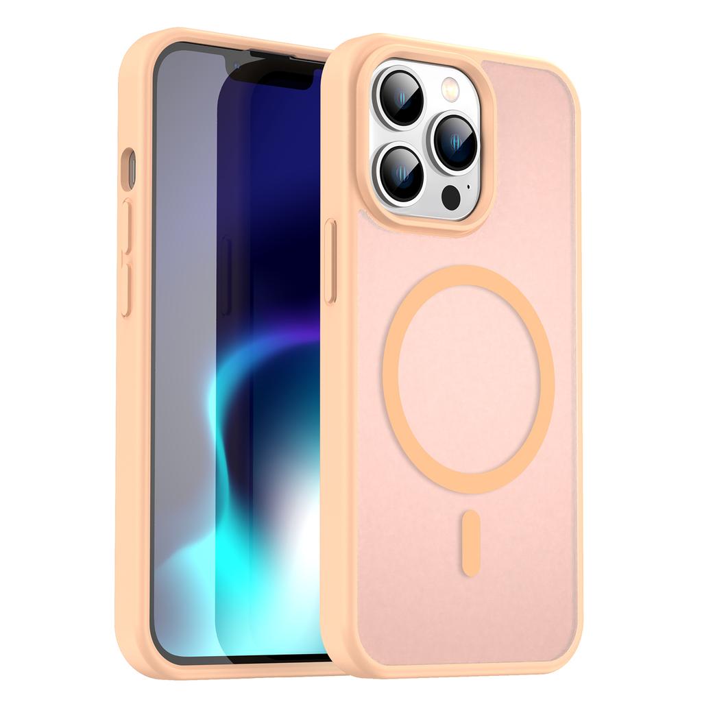 iPhone 15 Pro Magsafe Phone Case,Translucent Matte Shockproof Magnetic Phone Cover for iPhone 15 Pro