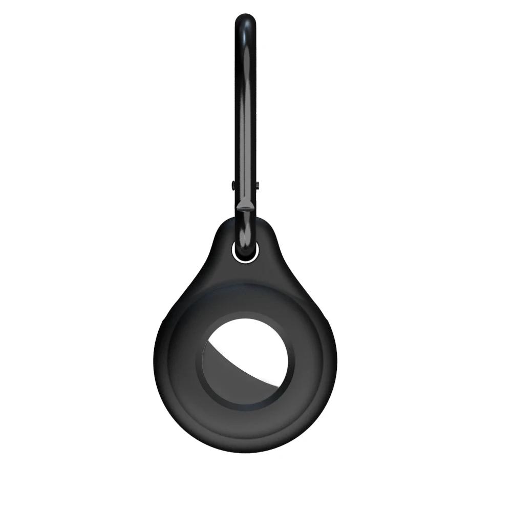 Чехол для устройства слежения GPS Airtags Anti Loss Dog Tracker Locator Airtag Liquid Silicone Portable Keychain для Apple Air Tag Case