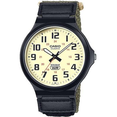 Мужские MW-240B-3BJF [CASIO Collection] Круглые часы из смолы, аналоговые