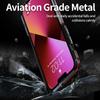 Для IPhone 15 Pro Max 12 11 Pro Max 13 Mini SE2 7 8 Plus XR X XS MAX Противоударная броня, металлический каркас, бампер, необычная алюминиевая крышка корпуса