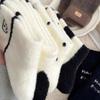 White Plush Socks Mid-Season Tube Socks Thickened Australian Velvet Warm Winter Home Sleep Cute Confinement Socks