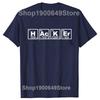 Hacker Periodic Table Security Professional Funny Programmer TShirt Short Sleeve Coder T Shirt Anime Graphic Tshirt Hip Hop