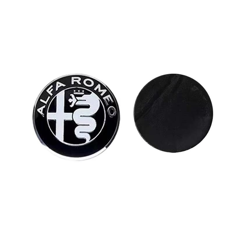 yridp5 1Pcs 40mm For Alfa Romeo Mito Giulia Giulietta 147 156 166 159 Stelvio Sportiva 4C 8C GT Car Steering Wheel Logo Badge Sticker