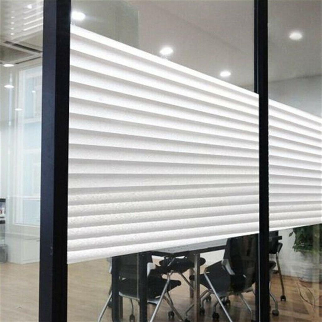 Односторонние горизонтальные стеклянные жалюзи, статические, без клея, для домашнего офиса