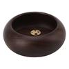 Portable Solid Wood Incense Burner Pure Copper Mini Wooden Incense Burner Multi-hole Small Mini Censer Incense Burning