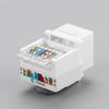 1PC RJ45 Ethernet Module Cat5e Cat6 Module Coupler Tool-Less Computer Socket Module Coupler Socket Jack Connector Wall Adapter