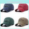 Letter Logo Baseball Hat Cotton Windproof Adjustable Cap For Everyday Outdoor Wear