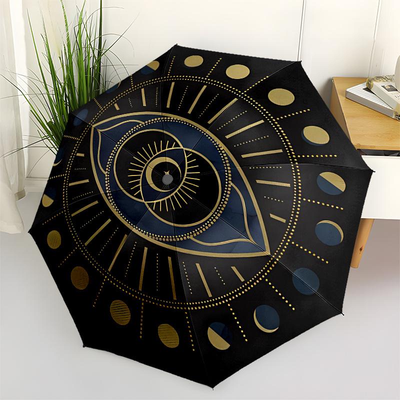 Элегантный Дизайн Глаз Зонт, Портативный Компактный Складной Зонт для Мужчин и Женщин, Подарок на День Святого Валентина День Матери