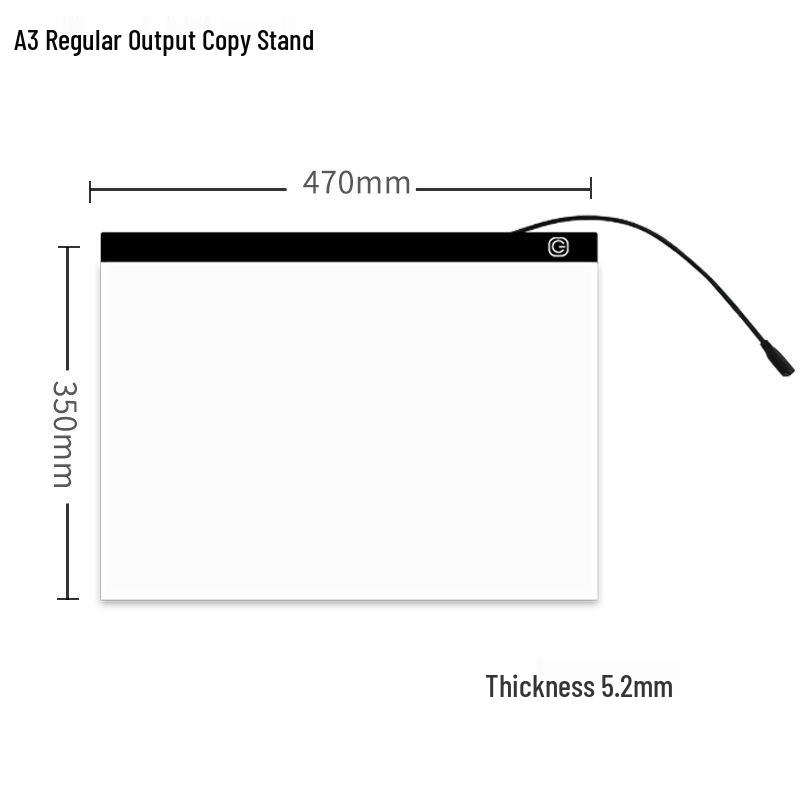 A4 LED Anime Drawing Board - Light-Up Tracing Table for Calligraphy, Sketching, and Diamond Painting.