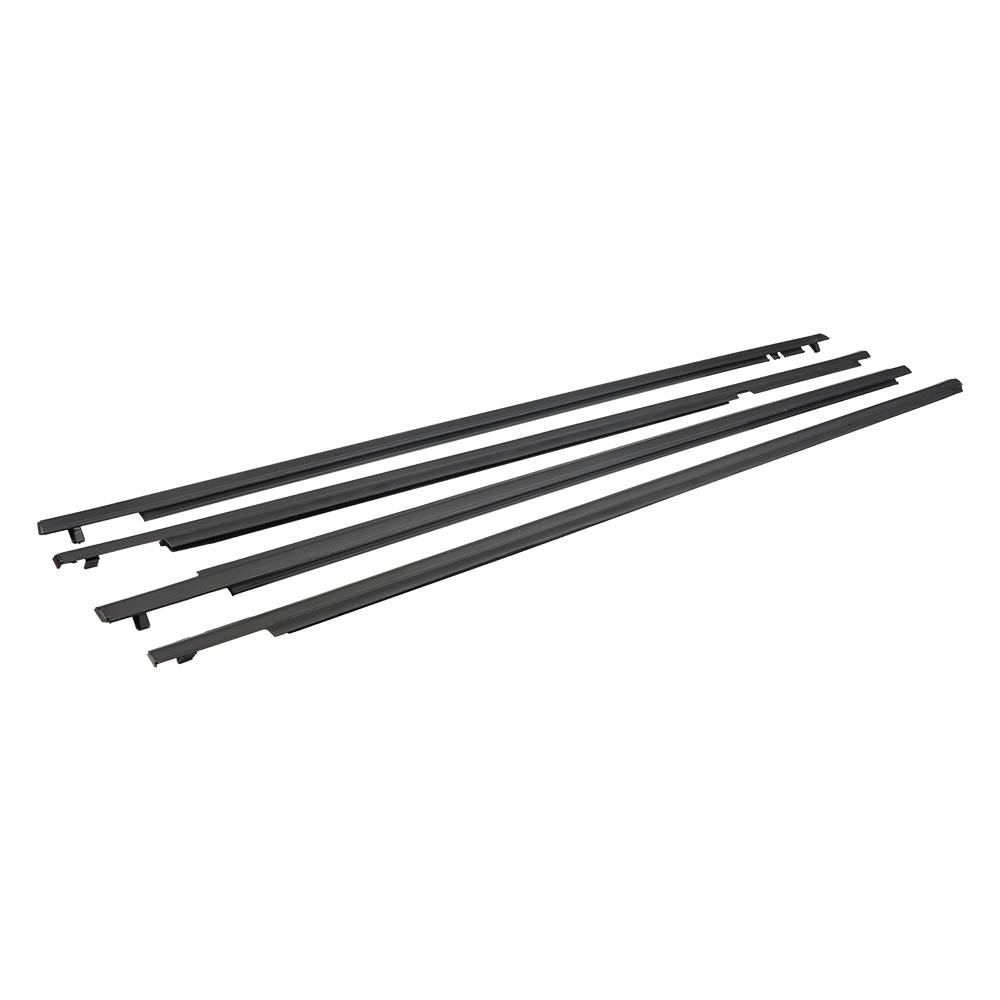 7573012300 7571002210 4Pcs Window Weatherstrip Rear Door Moulding Trim Seal Belt Sealing Strips For Toyota Corolla 2009-2012