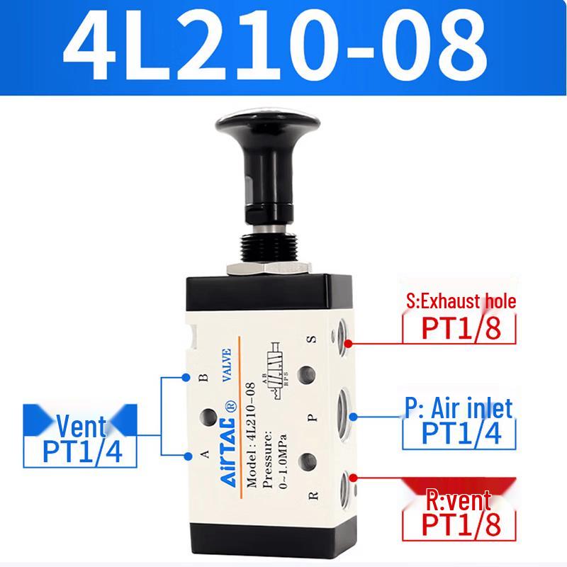 Airtac 2-Position 5-Way Manual Directional Valve