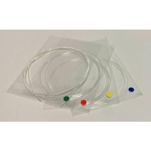 Manoa Origin Low-G Ukulele String Set, Manufacturer-Recommended Custom Gauge (Fluorocarbon & Wound Strings) EHA-CFCLGSet