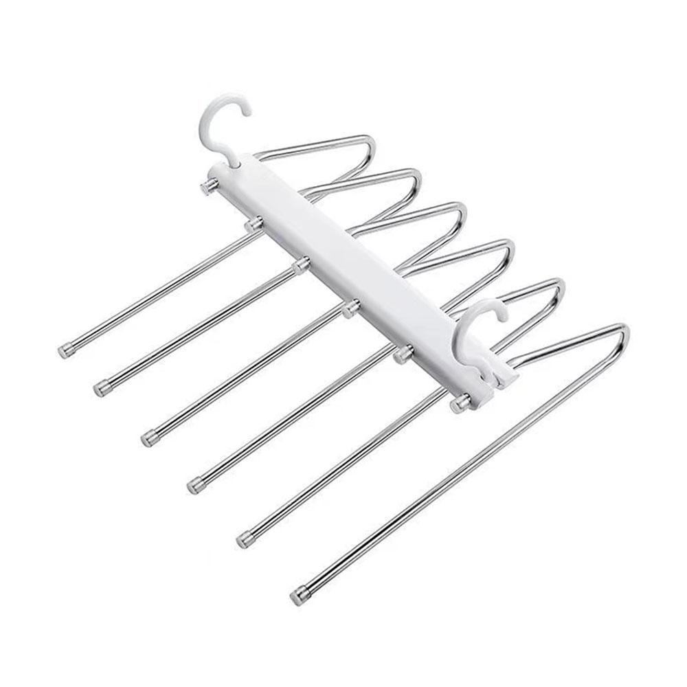 6 в 1 вешалки для брюк вешалки для одежды из нержавеющей стали вешалки для брюк экономия места вешалки для гардероба вешалка для одежды вешалки для одежды вешалка для брюк ангары
