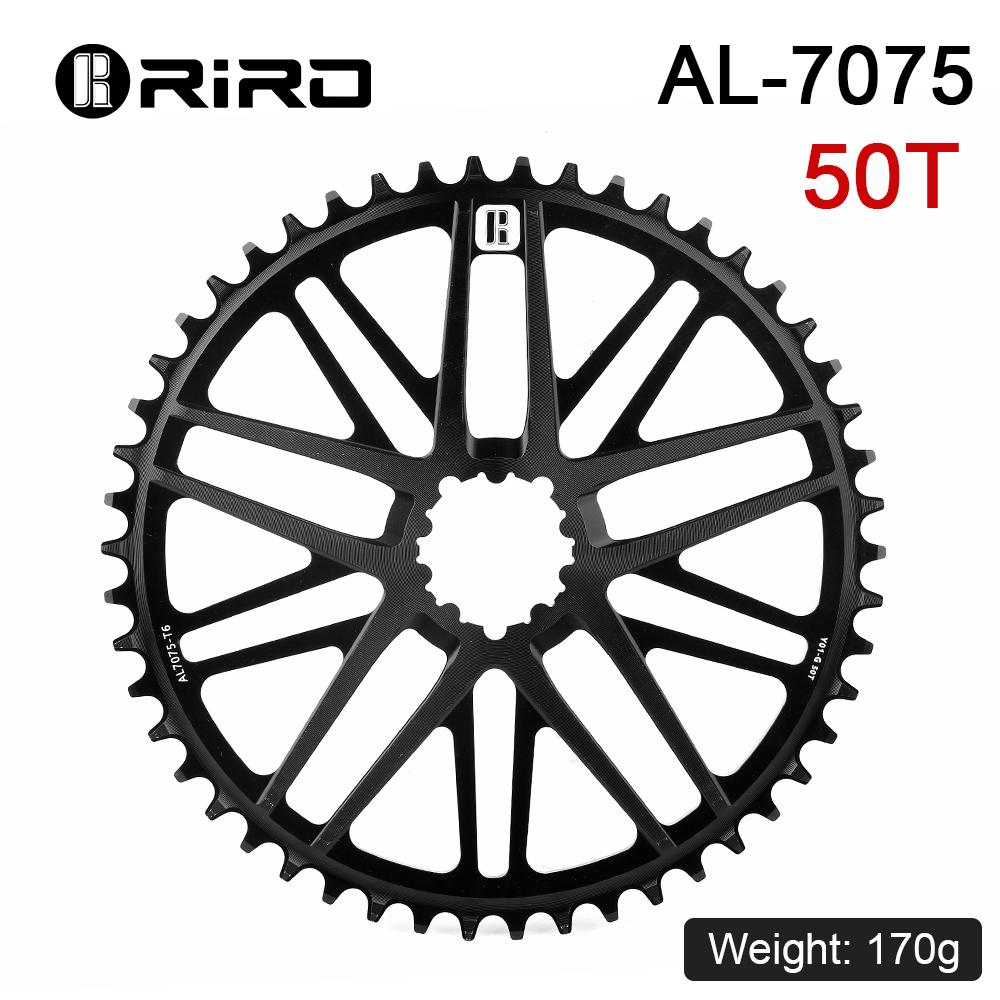 RIRO Carbon Fiber Crank Road Bike 11/12 Speed 50-34/53-39T Direct Mount Bicycle Crankset 170mm 46/48/50/52T Chainring Bike Parts
