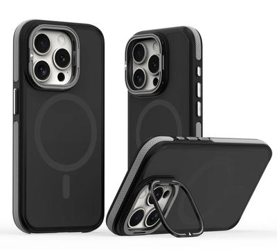 Чехол Magsafe для iPhone 16 15 14 13 12 Pro Max Plus, металлический держатель для камеры, магнитная беспроводная зарядка, прозрачный чехол