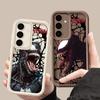 Чехол S26 Ultra для Samsung Galaxy S26 S25 S24 S22 S23 Ultra S21 Plus S20 FE Защита камеры Мягкий чехол Ужасающий Marvel Веном