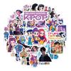 60 листов KPOP Охотник на демонов Глянцевые корейские мультяшные наклейки для украшения рюкзака