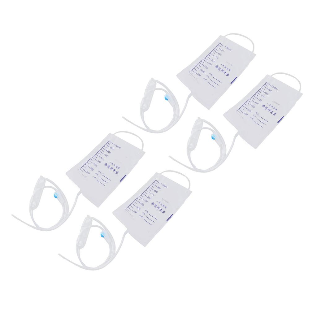 20 шт. набор клизм 1000 мл одноразовые гигиенические клизмы для очищения кишечника от запоров