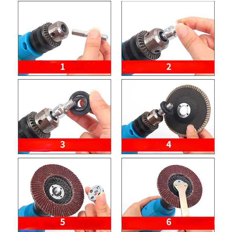 Адаптер сверлильного патрона 10 мм для угловой шлифовальной машины, адаптер шатуна для резки и полировки