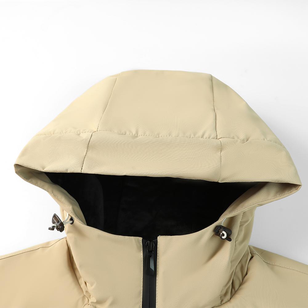 Winter Business Leisure Crystal Super Soft Cotton Assault Jacket For Men, Fashion Coat, Three Moisture-proof Windbreaker Jacket, Outdoor Adventure