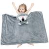 Милое плюшевое одеяло с рисунком для маленьких мальчиков и девочек, накидка, банный халат