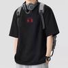 Li Ning Logo Print Round Neck Pullover Short Sleeve T-Shirt Men T-Shirts Black YHST199-2