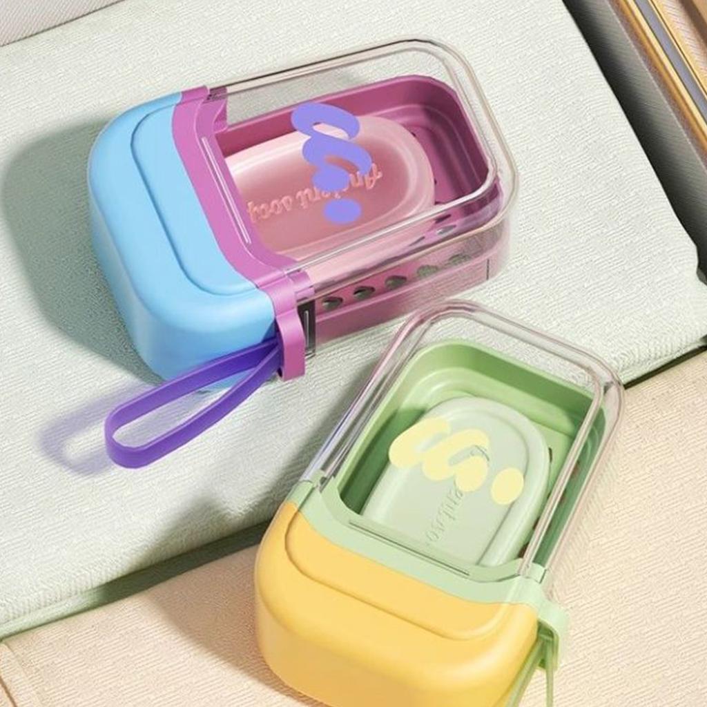 Портативная дорожная мыльница Новая креативная дорожная специальная двухслойная с крышкой герметичная мыльница