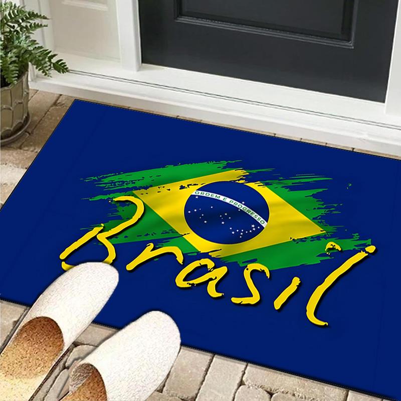 Brazil Area Rug Suitable for Indoor And Outdoor,Carpets for Playroom, Homes, Offices, Living Rooms,Home Decor,Christmas Fan Gift
