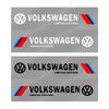 2Pcs Car Body Decoration Stickers Door Personalized Sporty Stickers Emblem For VW Sagitar Lamando Jetta Magotan POLO Bora