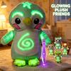 Светящаяся в темноте стираемая плюшевая игрушка-граффити GlowMate с волшебным рисунком, мягкая набивка, животные, подарок на день рождения для мальчиков и девочек