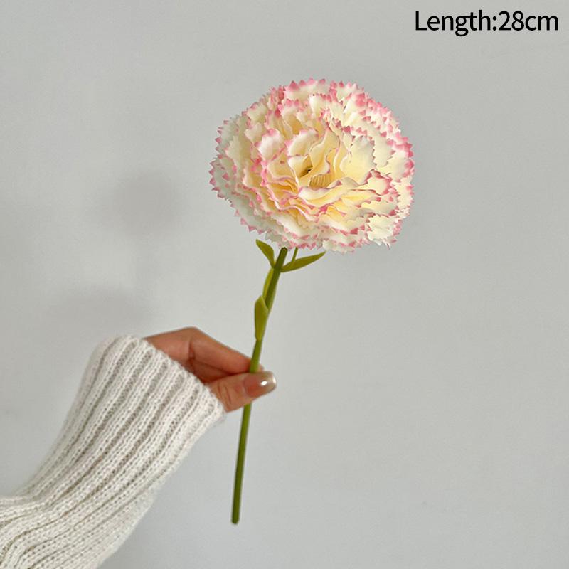 Artificial Carnation Flower Mother's Day Gift Diy Carnation Bouquet Vase Arrangement Decoration Mother's Day Bouquet Home Decor