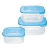 Набор 3 квадратных контейнеров Frigo box голубого цвета 2,5-1,5-0,95 л
