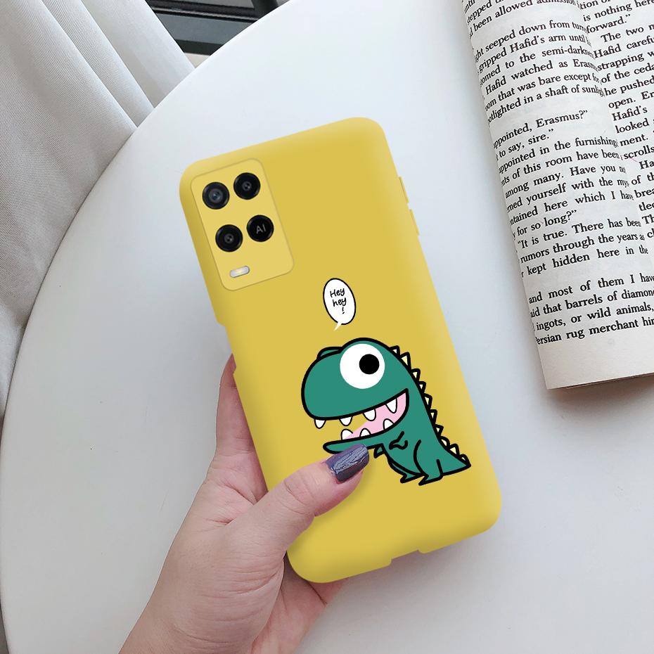 For Oppo A54 Case CPH2239 Soft Silicone Shockproof Cute Painted Cover For Oppo A54 OppoA54 A 54 6.1" Phone Cases Fundas Bumper