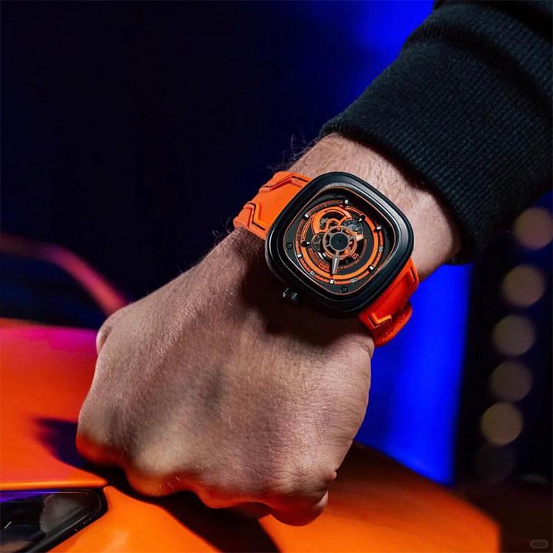 28mm silicone watch strap men for original SEVENFRIDAY T2/08 M2 P3C PS3/01 02 03 S3/01 Rubber watchband
