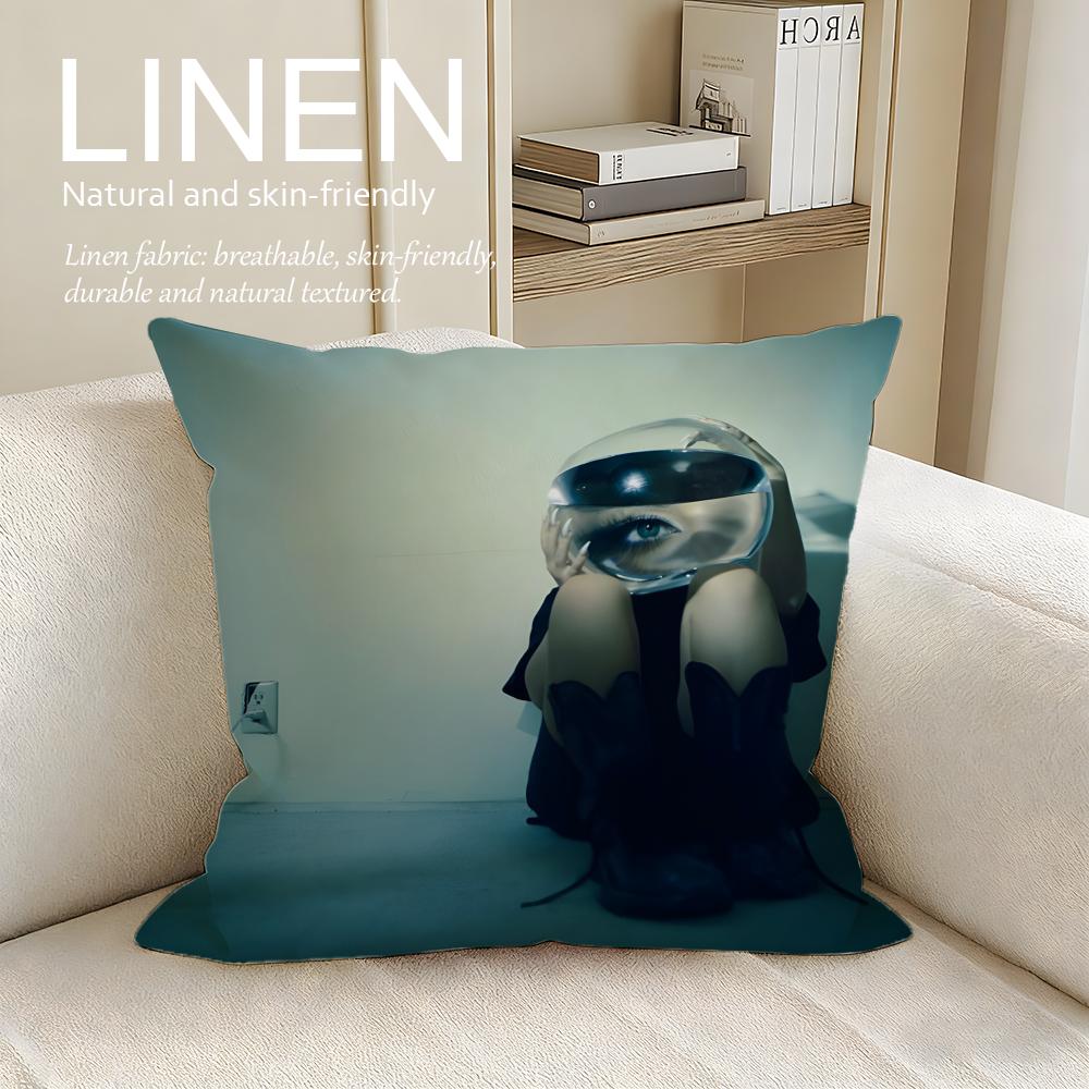 Music Jessie Murph Cushion Cover Pillowcase Set Pcs x x Breathable Washable Sofa Cushion Cover
