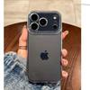 Противоударный прозрачный чехол для телефона однотонный для iPhone 13-17 Pro Max, Полное покрытие, Европейский американский стиль