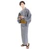 Fuuka Yukata Set Yukata and Obi Size Plus Navy Blue with Tassel In Men's (2 Pieces) - (Adult L, Size) - Diamond-Length (Made Japan, Mustard)