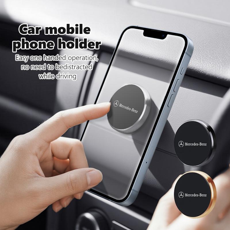 AABIB1 Magnetic Car Phone Holder Dashboard Sticker Mobile Phone Holder Accessories For Benz AMG VIANO GLB GLC W108 W124 W126 W169 W176