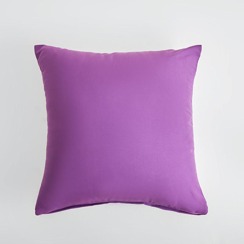 Однотонный отшлифованный чехол для подушки для диванов и гостиных