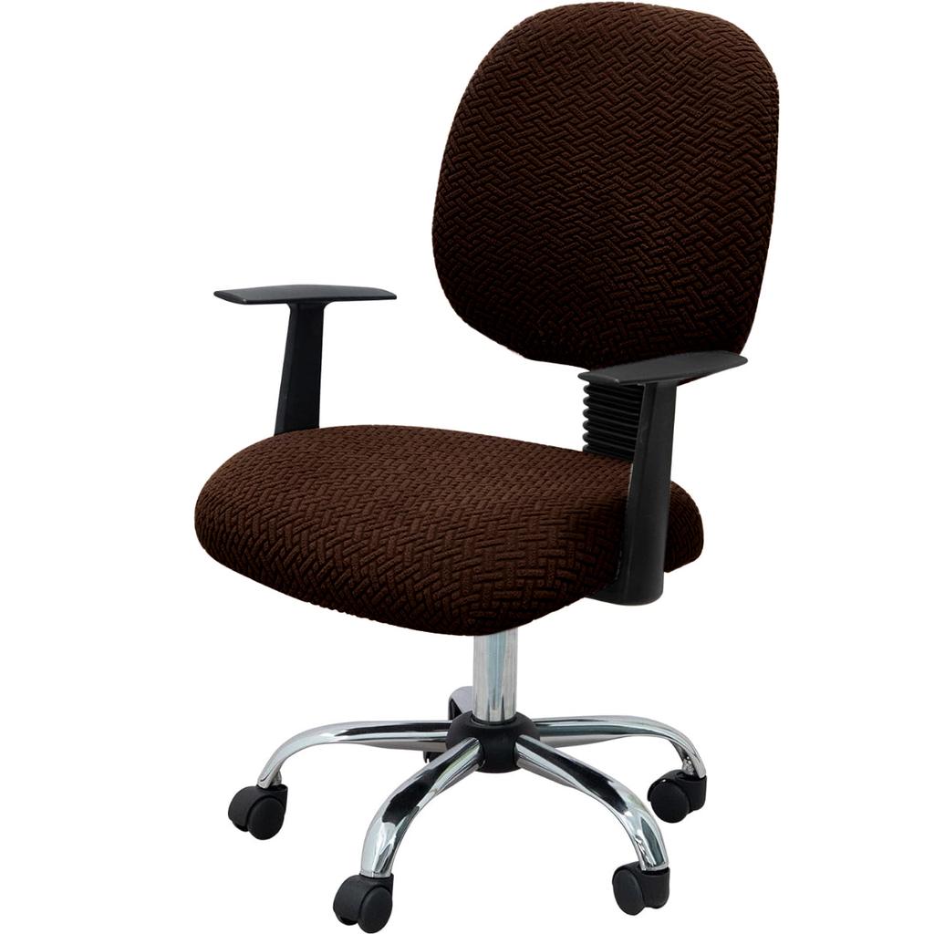 Жаккардовые эластичные чехлы на офисные компьютерные кресла, чехлы на сиденья для кресел, съемные, моющиеся, защита для вращающихся кресел