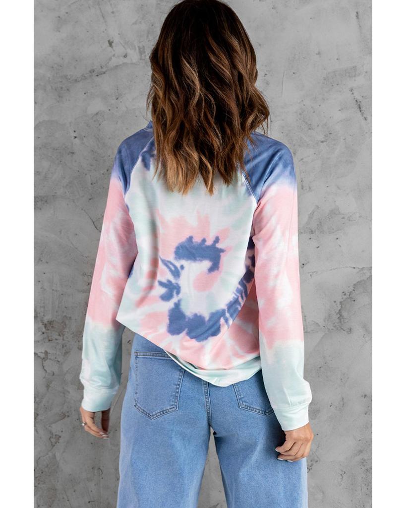 Azura Exchange Многоцветный Ombre Tie Dye свободный свитшот для отдыха