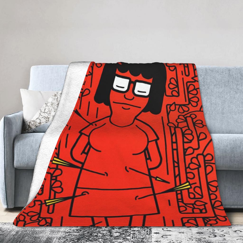 Плед Bob's Funny B-Burgers Легкий теплый плед-покрывало для дивана 50x60 дюймов Пледы и покрывала разных размеров