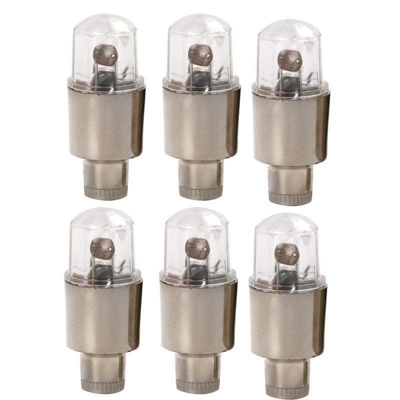 2 шт. универсальные многоцветные светодиодные колеса, шины, колпачки штока воздушного клапана, лампа накаливания